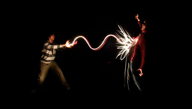 Cómo hacer light painting